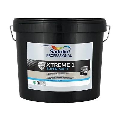 Фарба на водній основі Sadolin Professional Xtreme 1 для стелі, 10 л, біла, BW - 417344