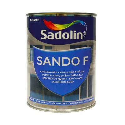 Краска фасадная Sadolin Sando F, 1 л, белый - 417423