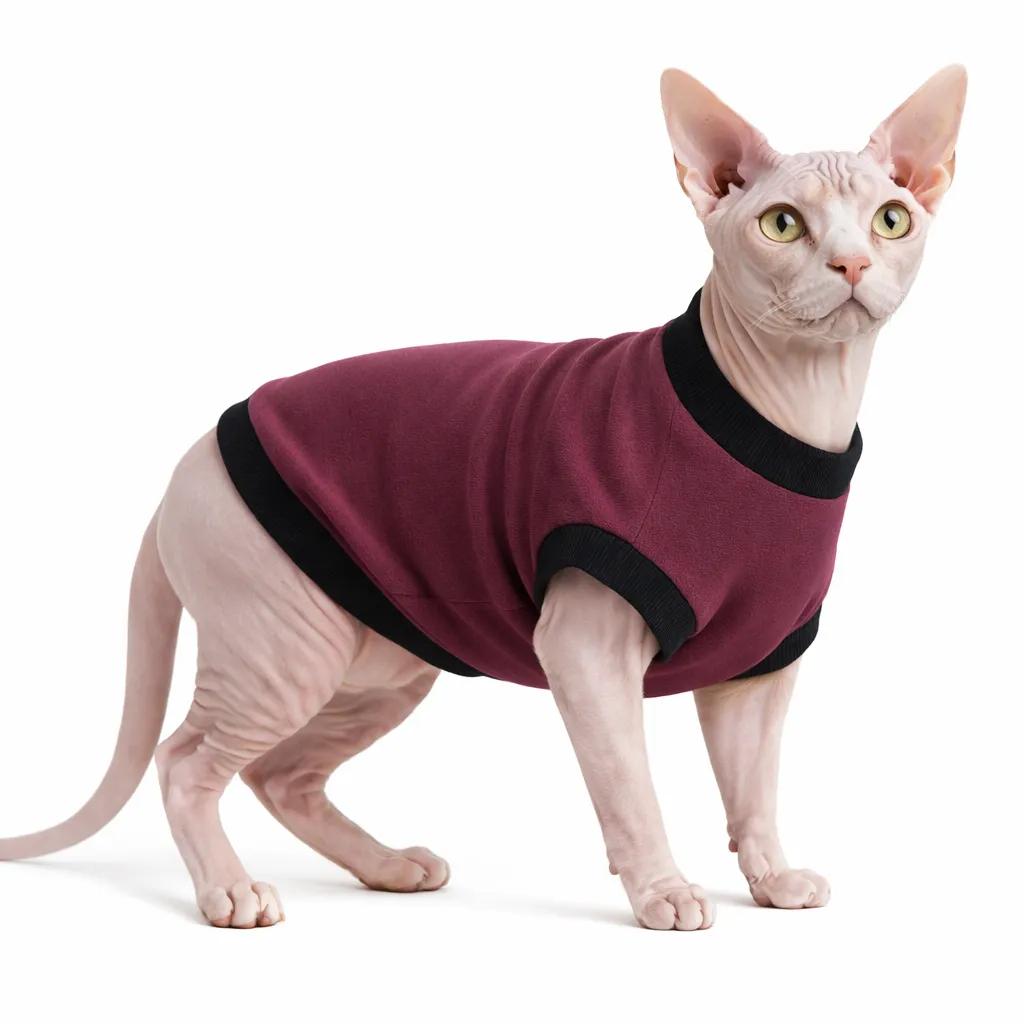 Кофта для котів DIEGO "Бордо" - 1-розмір - 417485