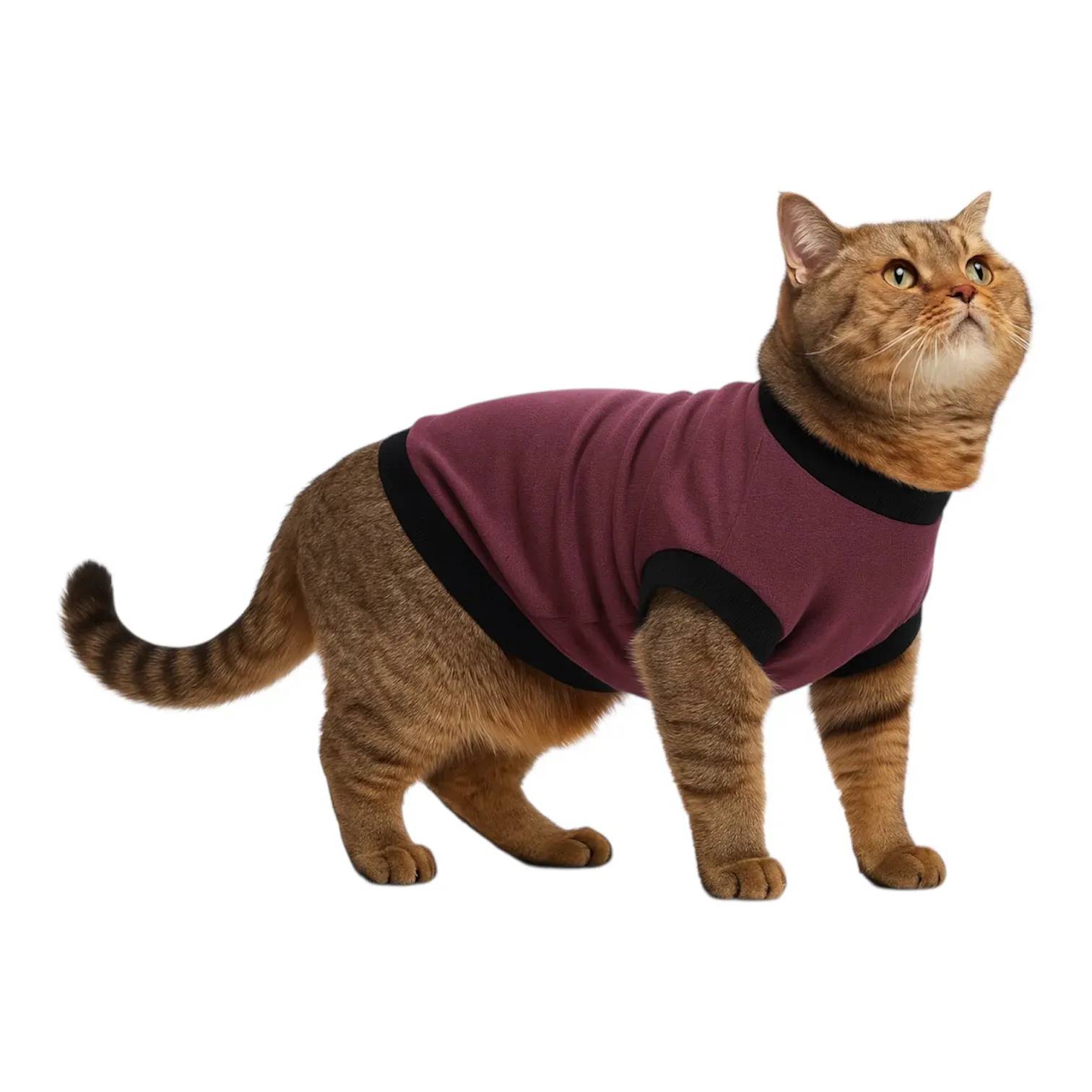 Кофта для котів DIEGO "Бордо" - 3-розмір - 417487