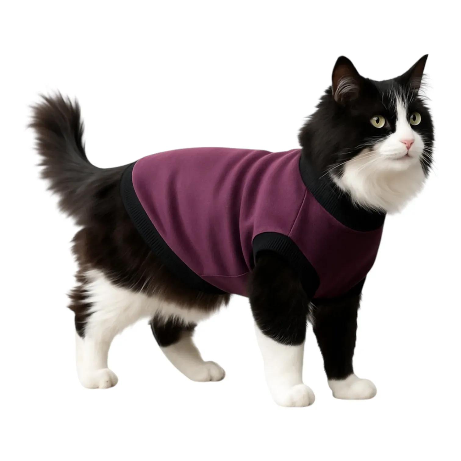 Кофта для котів DIEGO "Бордо" - 7-розмір - 417491