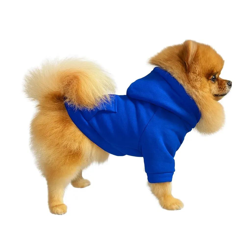 Кофта для собак DIEGO hoodie утеплена електрик S - 417521