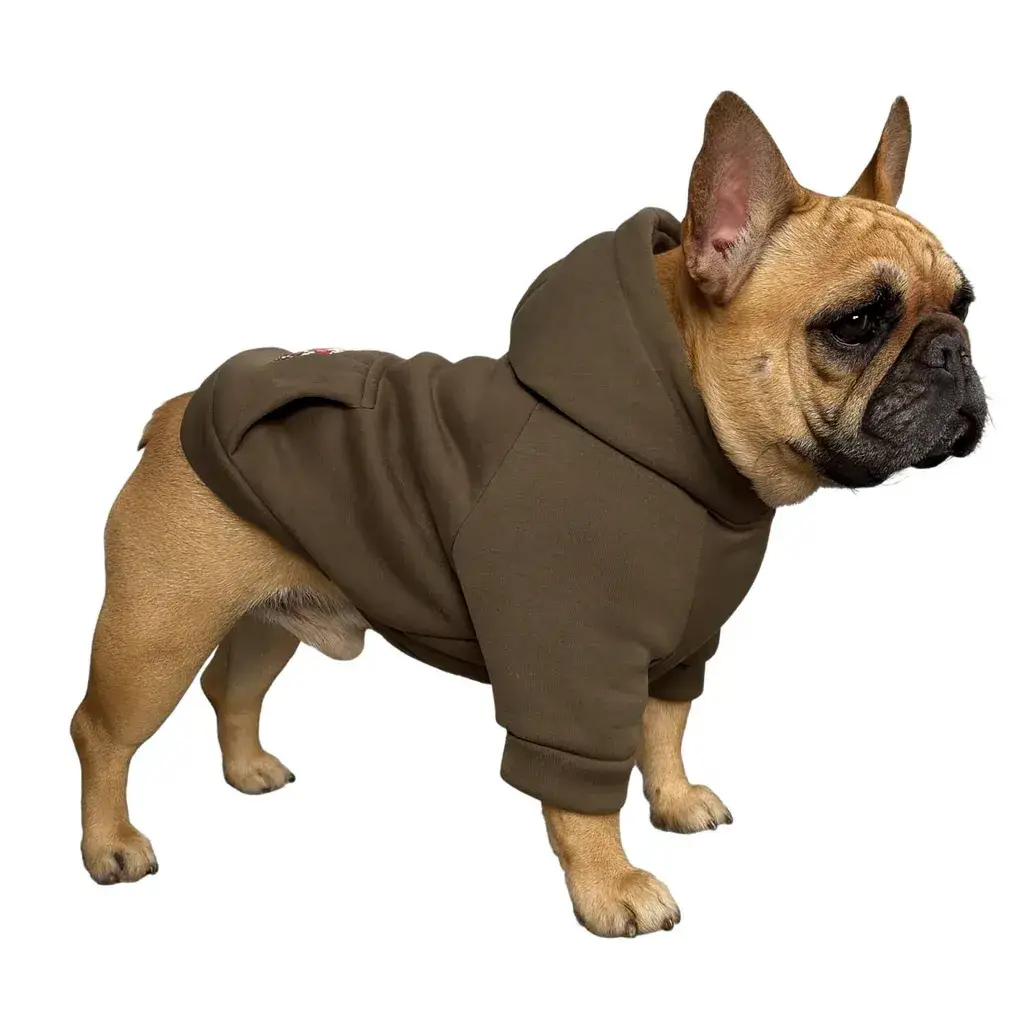 Кофта для собак DIEGO hoodie утеплена хакі ХXL - 417524