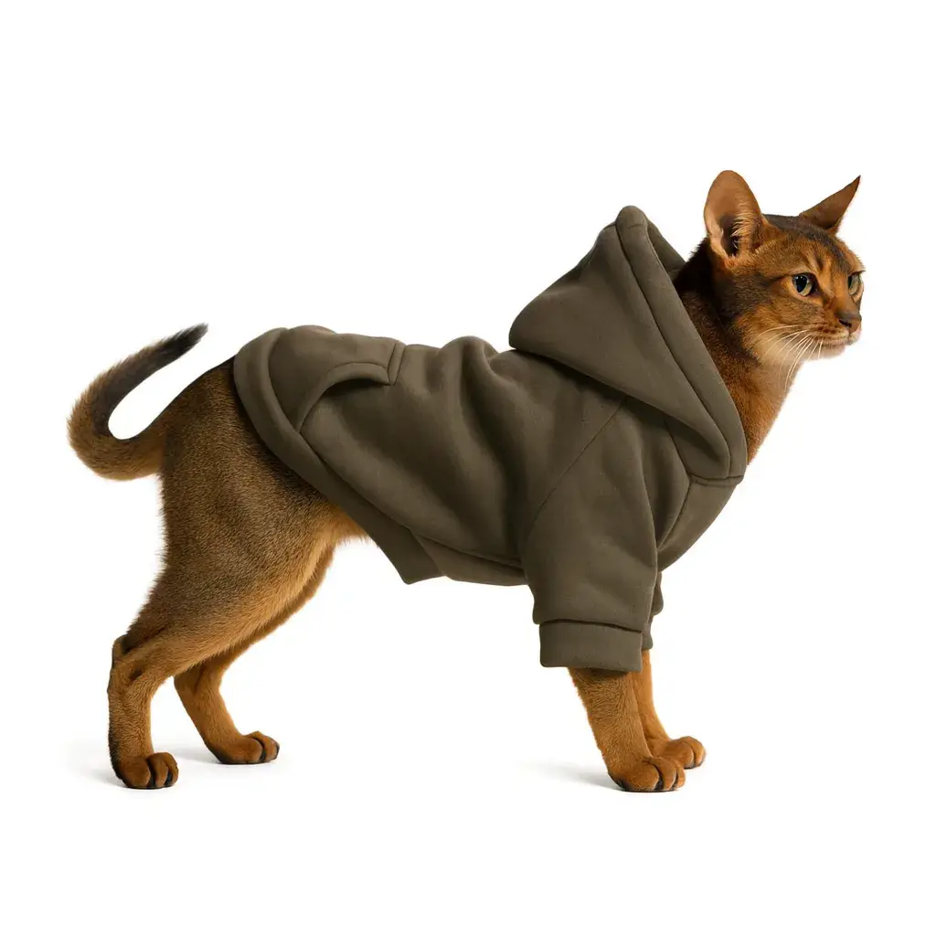 Свитер для собак DIEGO hoodie утепленный хаки L - 417525