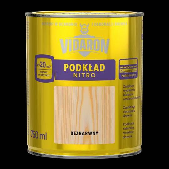 Грунтовка нітро Vidaron Podklad Nitro, 5 л, безбарвний, матовий - 417963