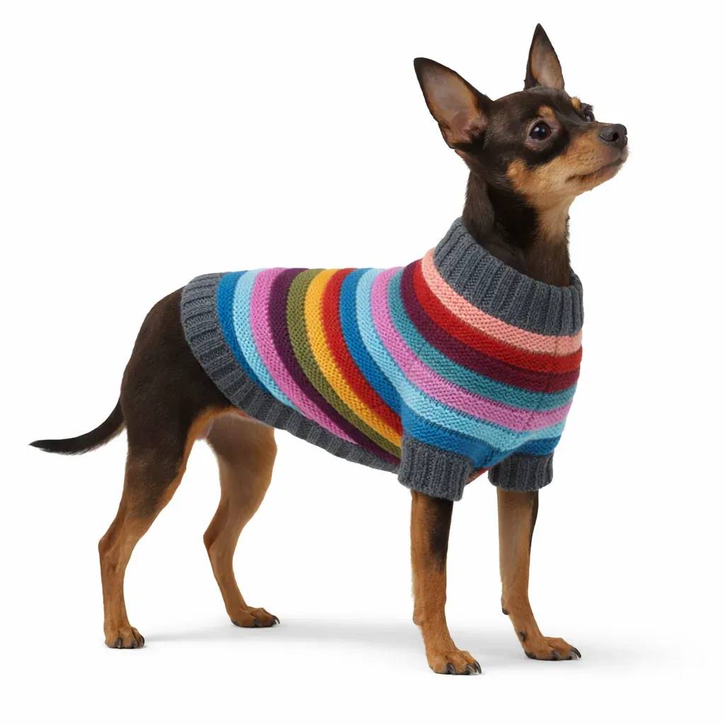 Светр для тварин sweater XS темнасмужка - 417973