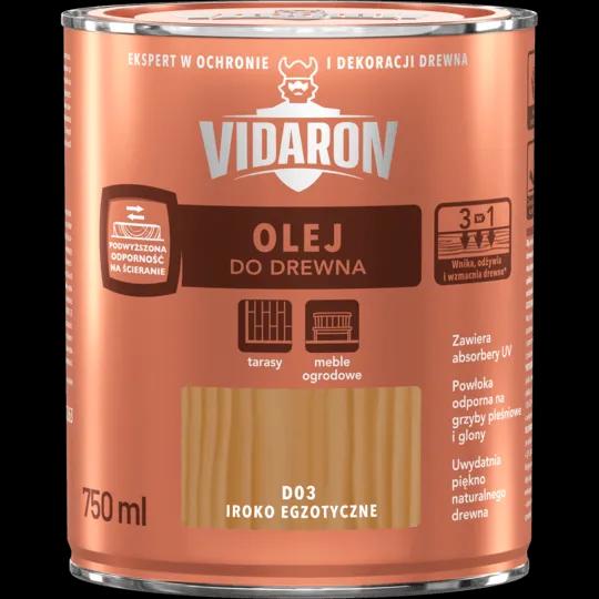 Олія для деревини Vidaron, 0,75 л, D03, матовий - 418429