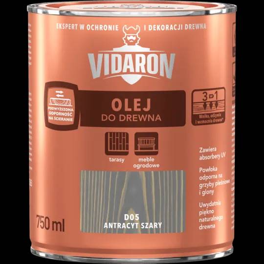 Олія для деревини Vidaron, 0,75 л, D05, матовий - 418431
