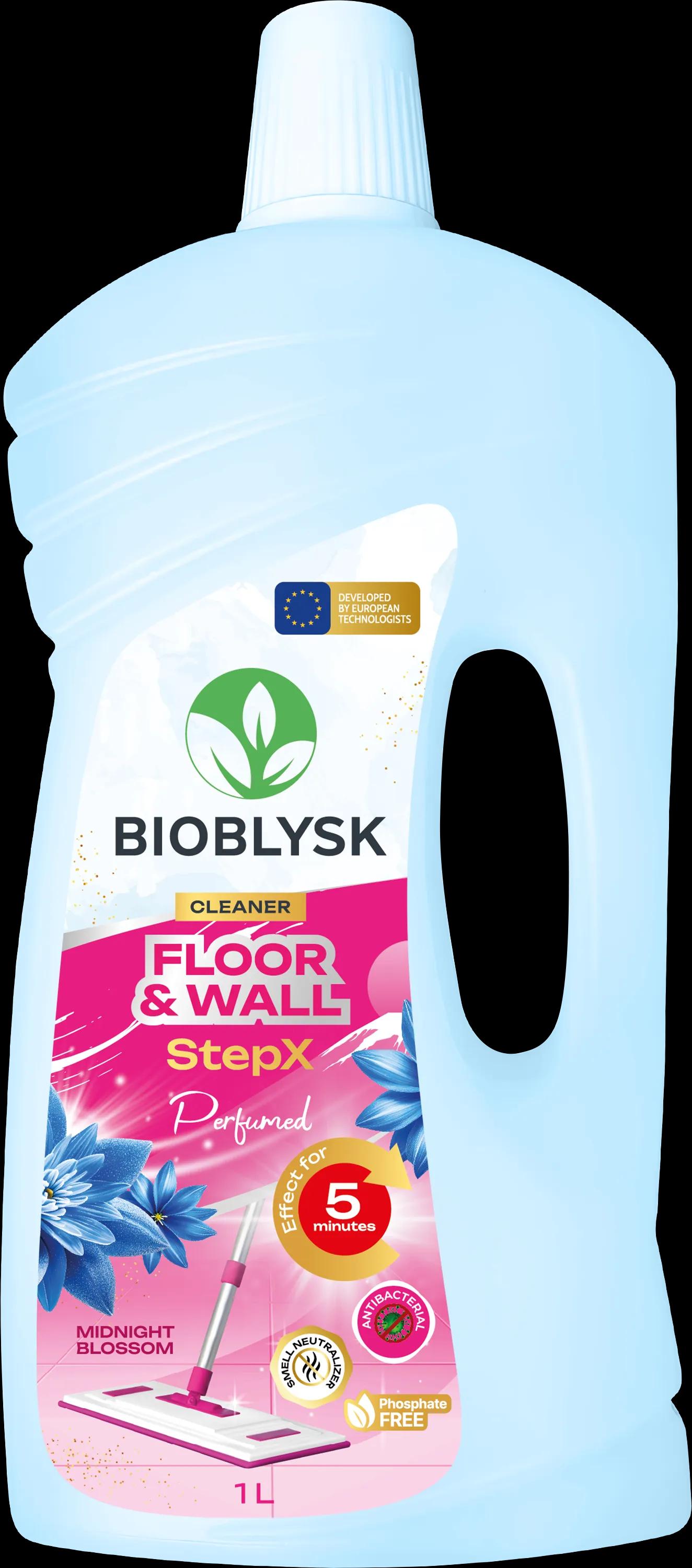 Засіб для миття підлоги та стін ‘’StepX Midnight Blossom’’ BioBlysk 1 л - 418970