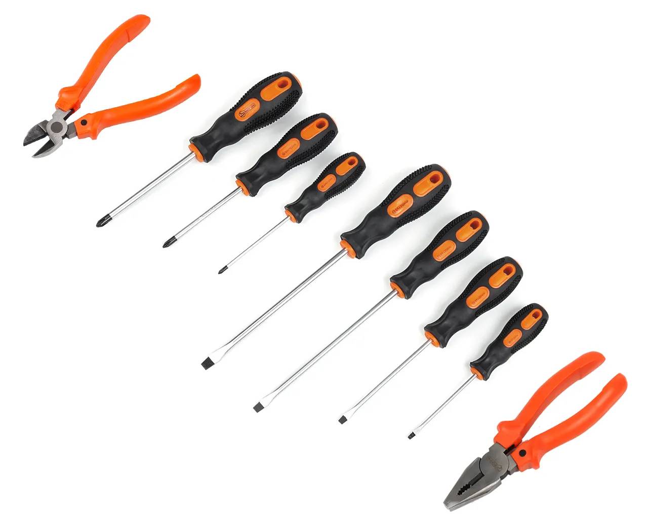 Набір шарнірно-губцевий Polax Стандарт пасатижі, бокорізи та набір викруток (335-005) - 419466