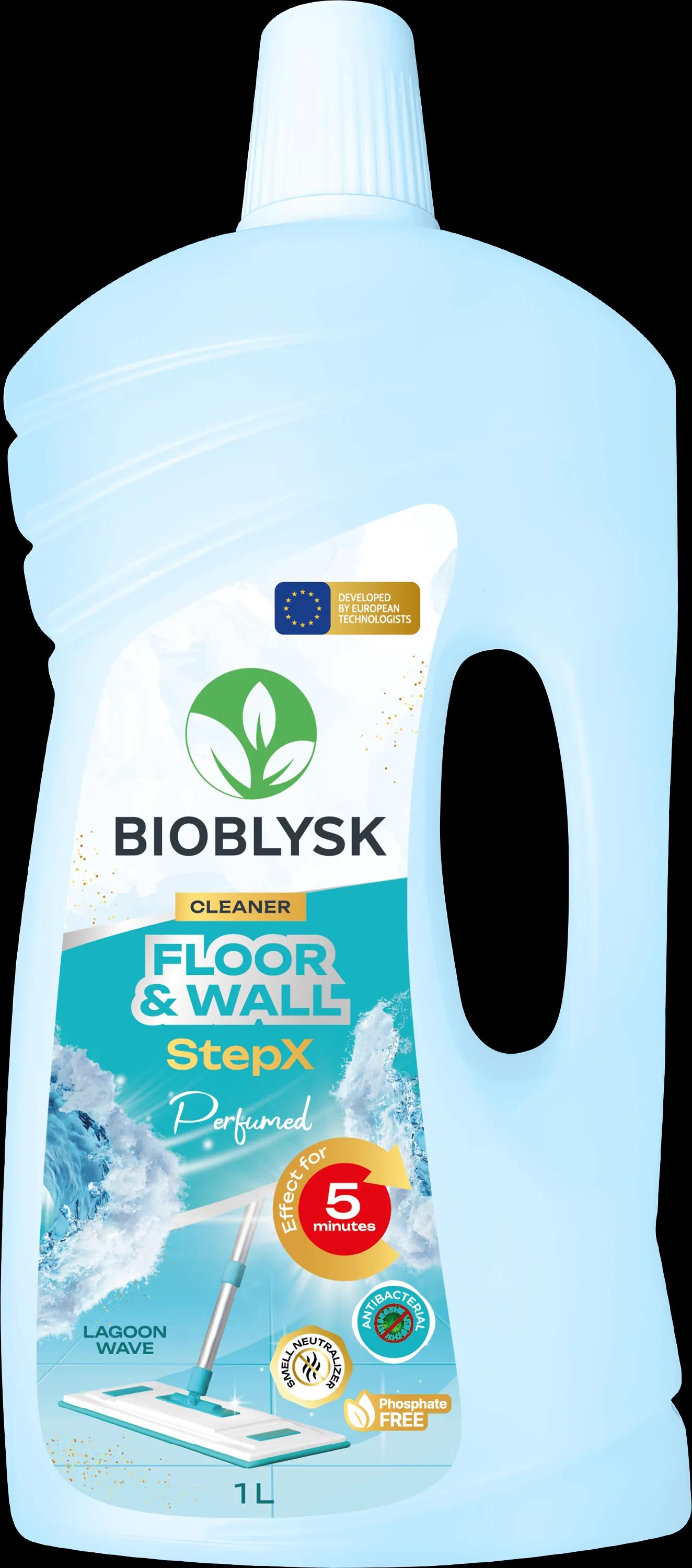 Средство для мытья полов и стен «StepX Lagoon Wave» BioBlysk 1 л - 419472