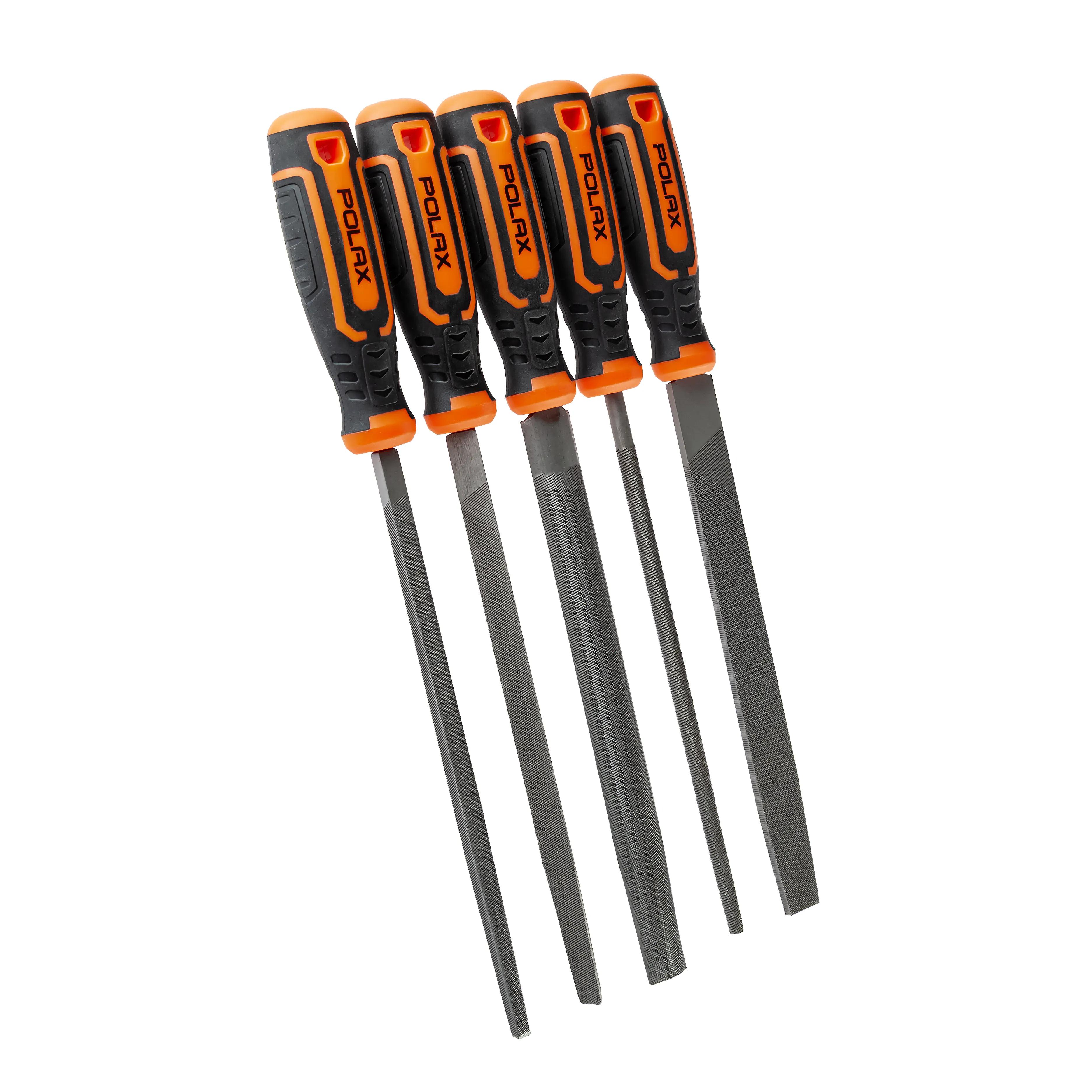 Набор напильников Polax 200 мм 5 шт (41-028) - 420418