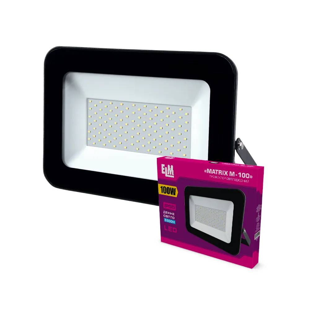 Прожектор світлодіодний ELM Matrix M 100W 6500К (26-0043.) - 420845