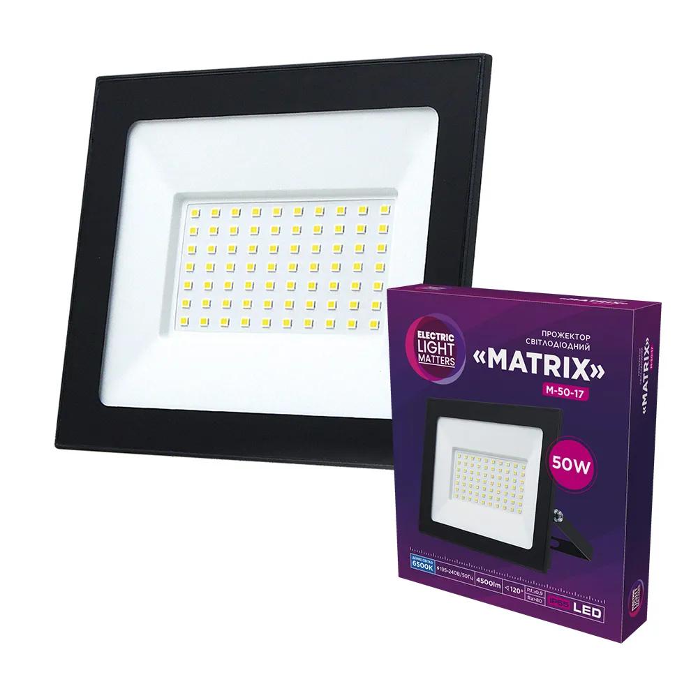 Світлодіодний прожектор ELM Matrix M-50-17 6500К 50 Вт IP65 (26-0037) - 420853