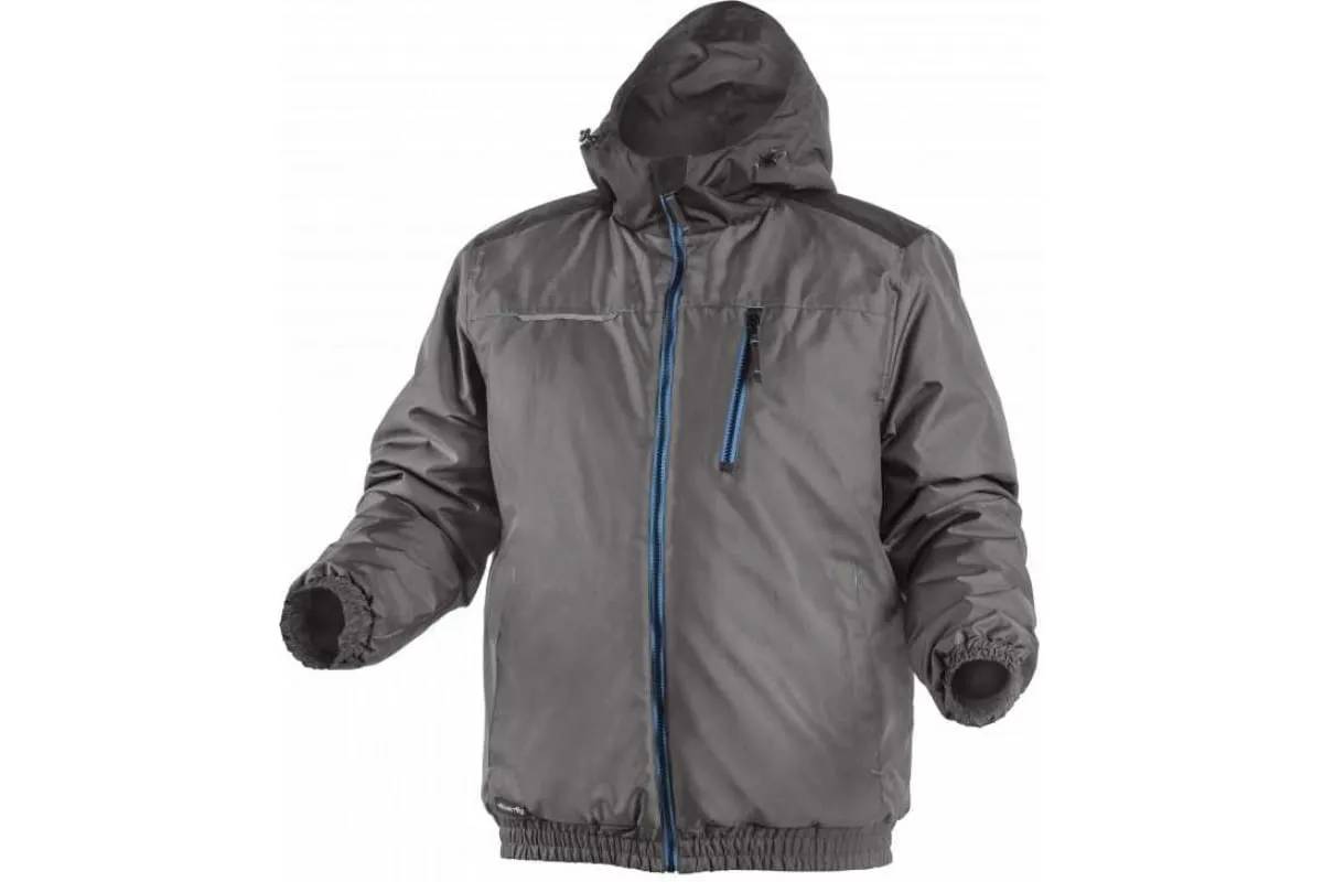Куртка Hoegert MOZEL HT5K242-3XL утеплена 100% поліестер графіт, 3XL (58) - 420936