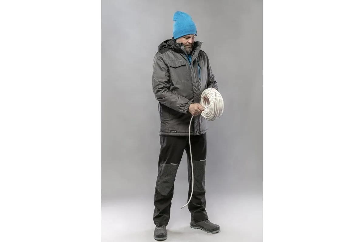 Куртка Hoegert REN HT5K241-3XL утеплена 100% поліестер графіт, 3XL (58) - 420963