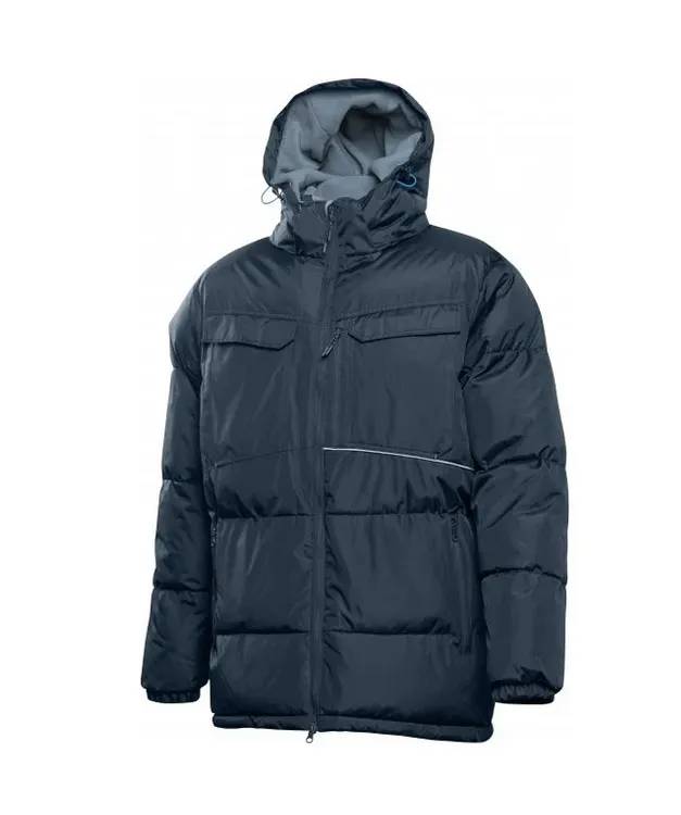 Куртка Hoegert LEON HT5K926-XL утеплена з капюшоном 100% поліестер темно-синя, XL (54) - 421015