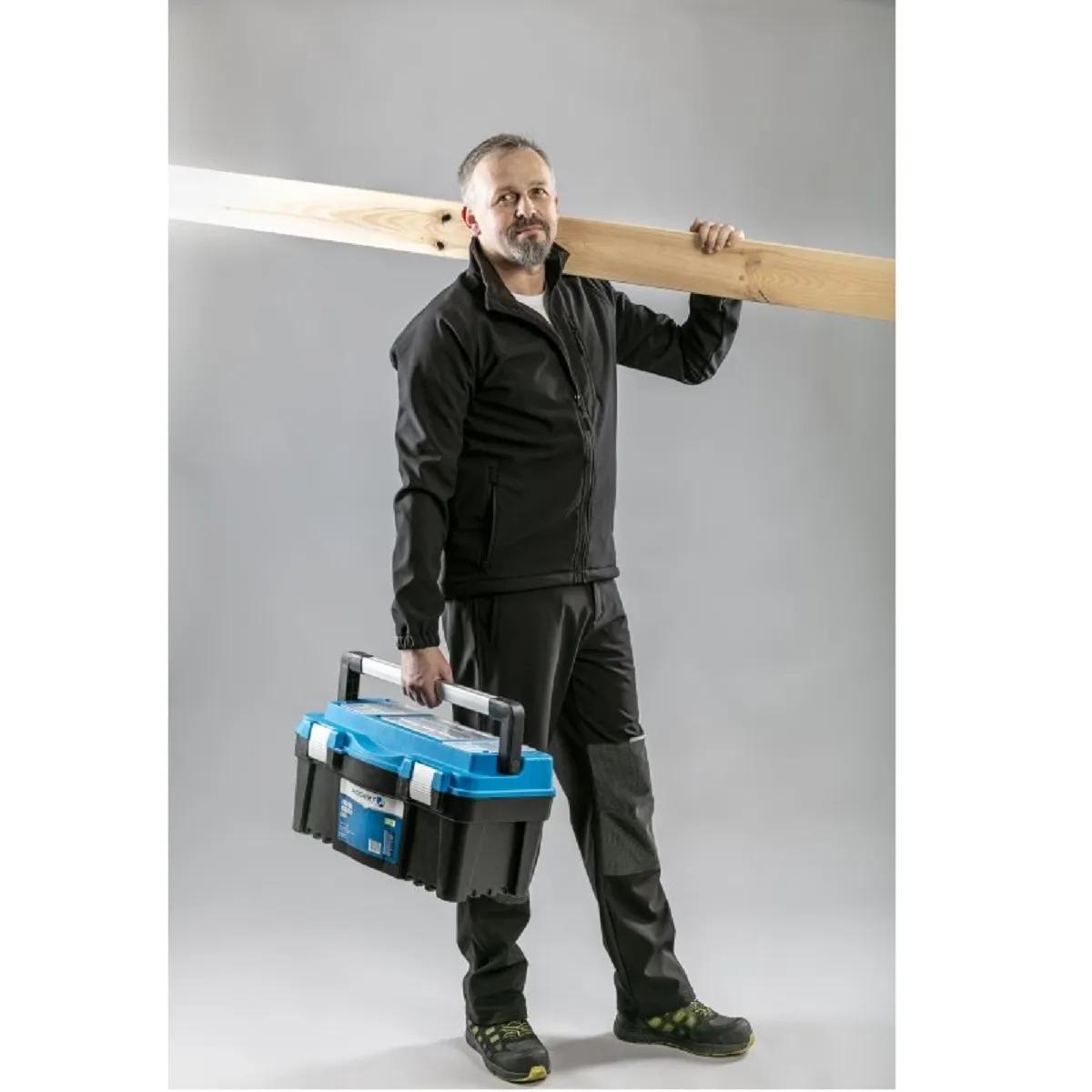 Куртка Hoegert BIESE HT5K258-L SoftShell 96% поліестер, 4% еластан чорна, L (52) - 421262