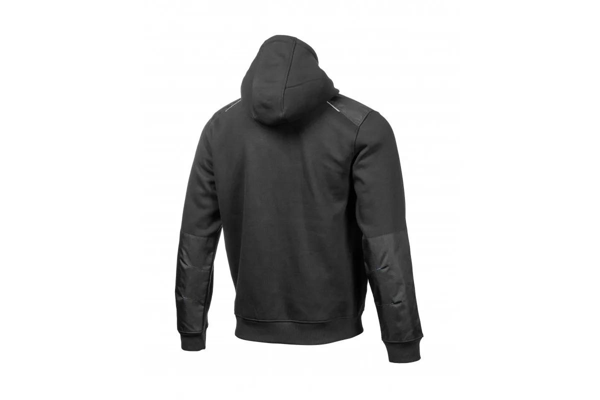 Кофта робоча Hoegert THEO HT5K903-S з капюшоном 65% бавовна, 35% поліестер чорна, S (48) - 421638