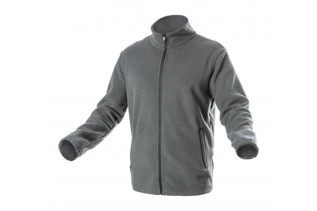 Кофта Hoegert PASADER HT5K382-2XL 100% поліестер темно-сіра, 2XL (56) - 421733