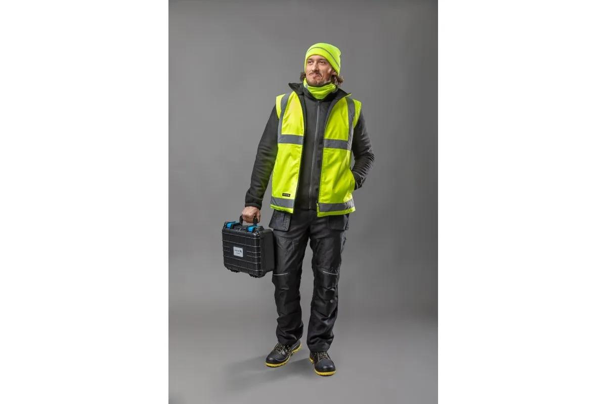 Кофта Hoegert PASADER HT5K382-2XL 100% поліестер темно-сіра, 2XL (56) - 421735