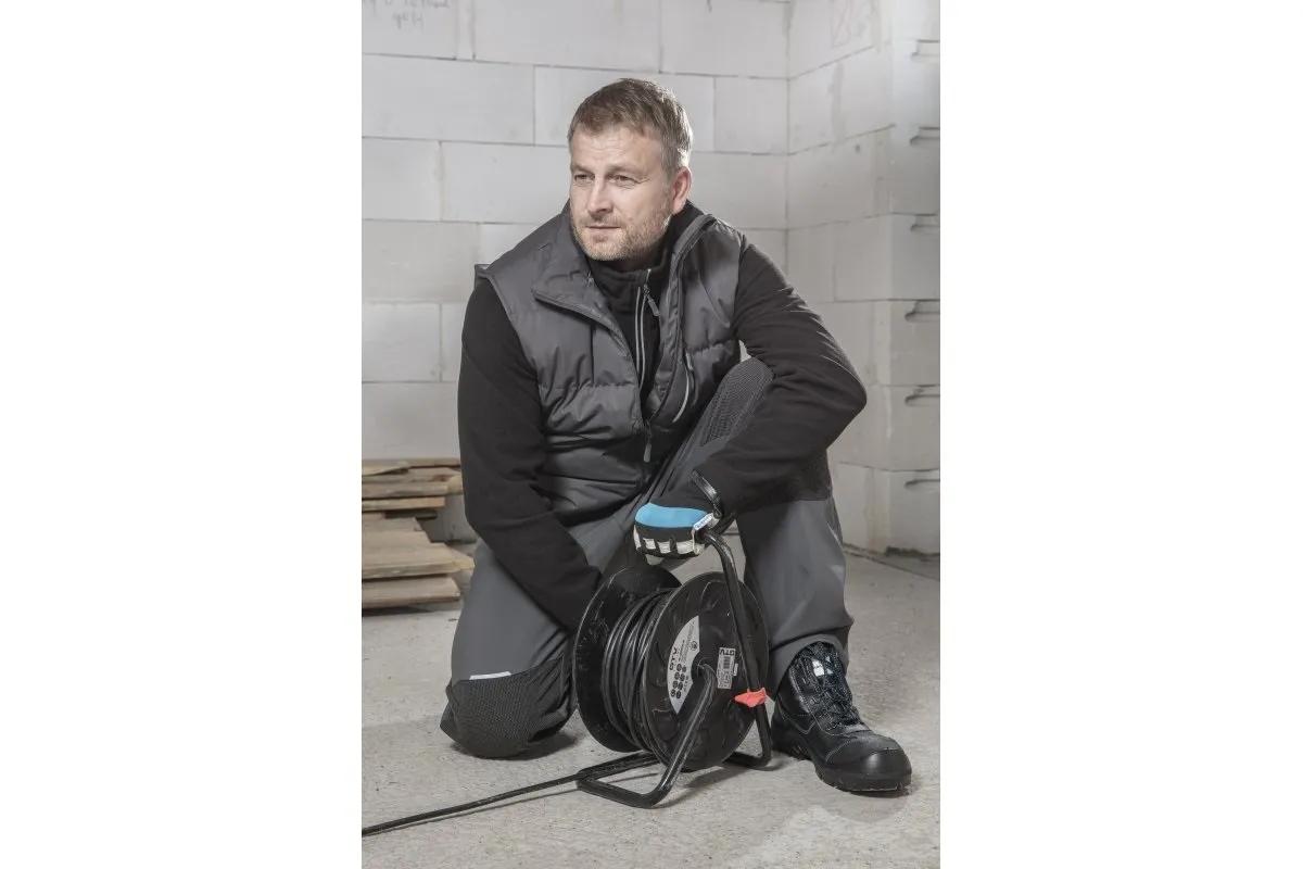 Жилет Hoegert WIED HT5K243-3XL утеплений RipStop 100% поліестер графіт, 3XL (58) - 422208