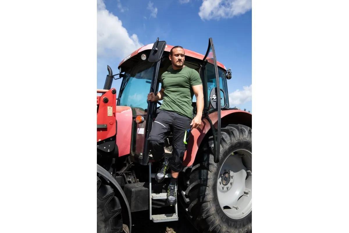 Футболка Hoegert VILS HT5K426-S 100% бавовна темно-зелена, S (48) - 422346