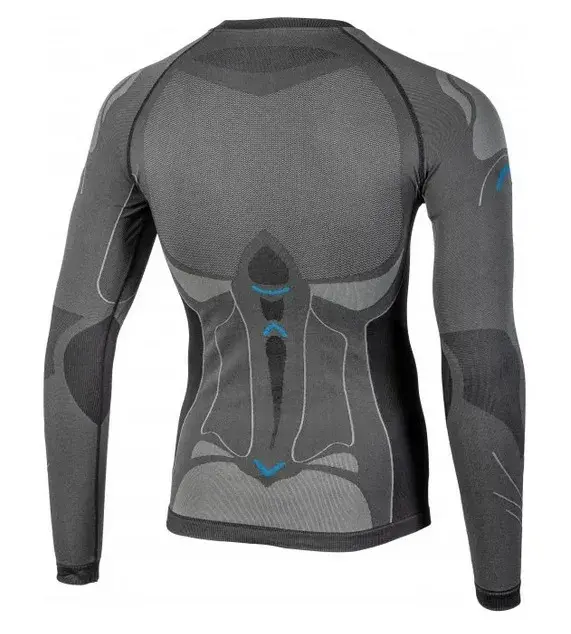 Термобілизна Hoegert ZEVEN HT5K394-XL-2XL безшовна футболка 58% поліамід, 33% поліпропілен, 8% еластан, 1% поліестер сіра, XL-2XL (54-56) - 422532