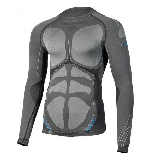 Термобелье Hoegert ZEVEN HT5K394-3XL-4XL бесшовная футболка 58% полиамид, 33% полипропилен, 8% эластан, 1% полиэстер серая, 3XL-4XL (58-60) - 422534