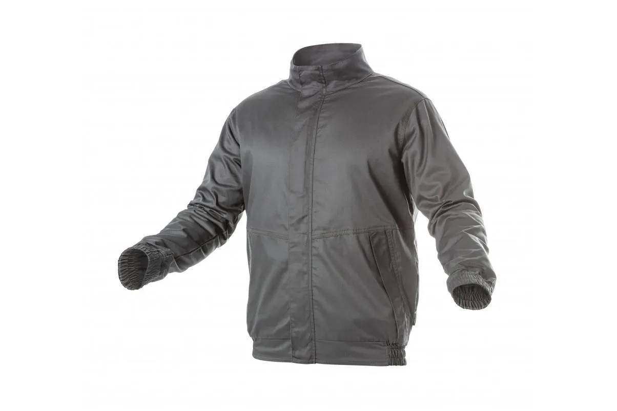 Куртка робоча Hoegert FABIAN HT5K307-3XL 65% поліестер, 35% бавовна темно-сіра, 3XL (58) - 422633
