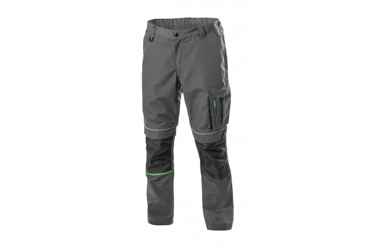 Брюки рабочие Hoegert LEMBERG HT5K802-1-2XL 65% полиэстер, 35% хлопок темно-серый, 2XL (56) - 423745