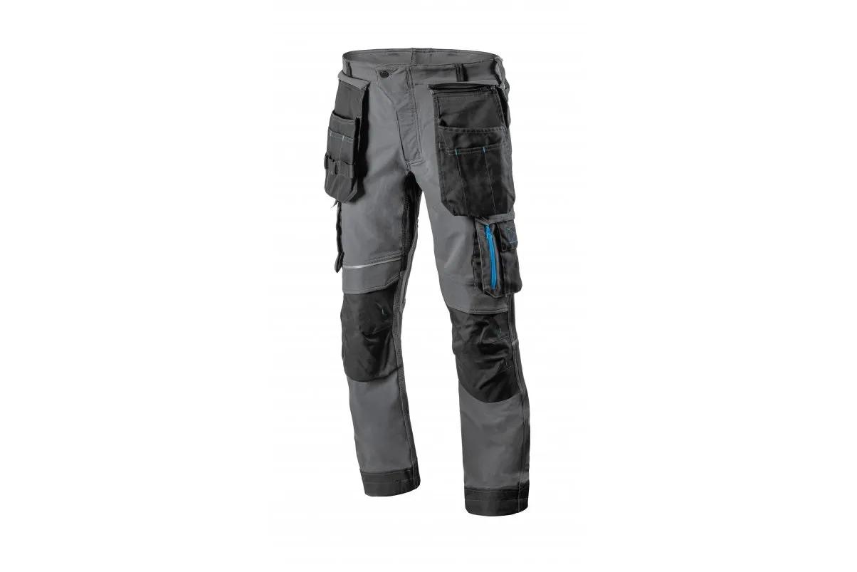 Брюки рабочие Hoegert TAUBER HT5K812-L 4-way stretch 92% полиамид, 8% эластан темно-серый, L (52) - 423983