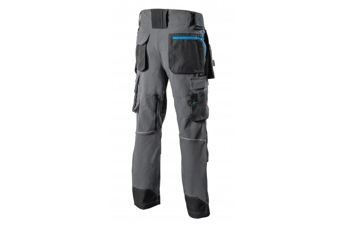 Брюки рабочие Hoegert TAUBER HT5K812-L 4-way stretch 92% полиамид, 8% эластан темно-серый, L (52) - 423984