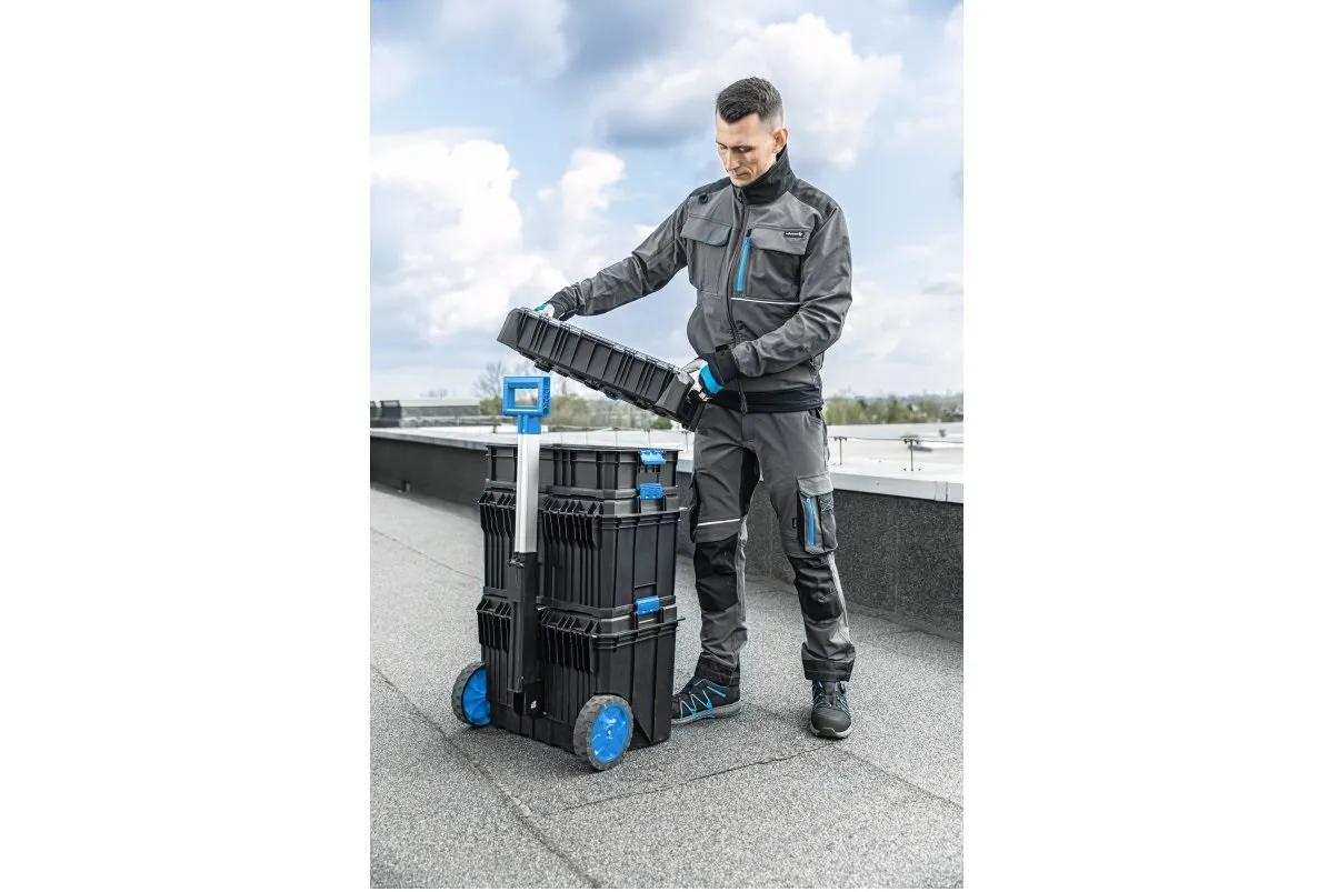 Брюки рабочие Hoegert TAUBER HT5K812-L 4-way stretch 92% полиамид, 8% эластан темно-серый, L (52) - 423988