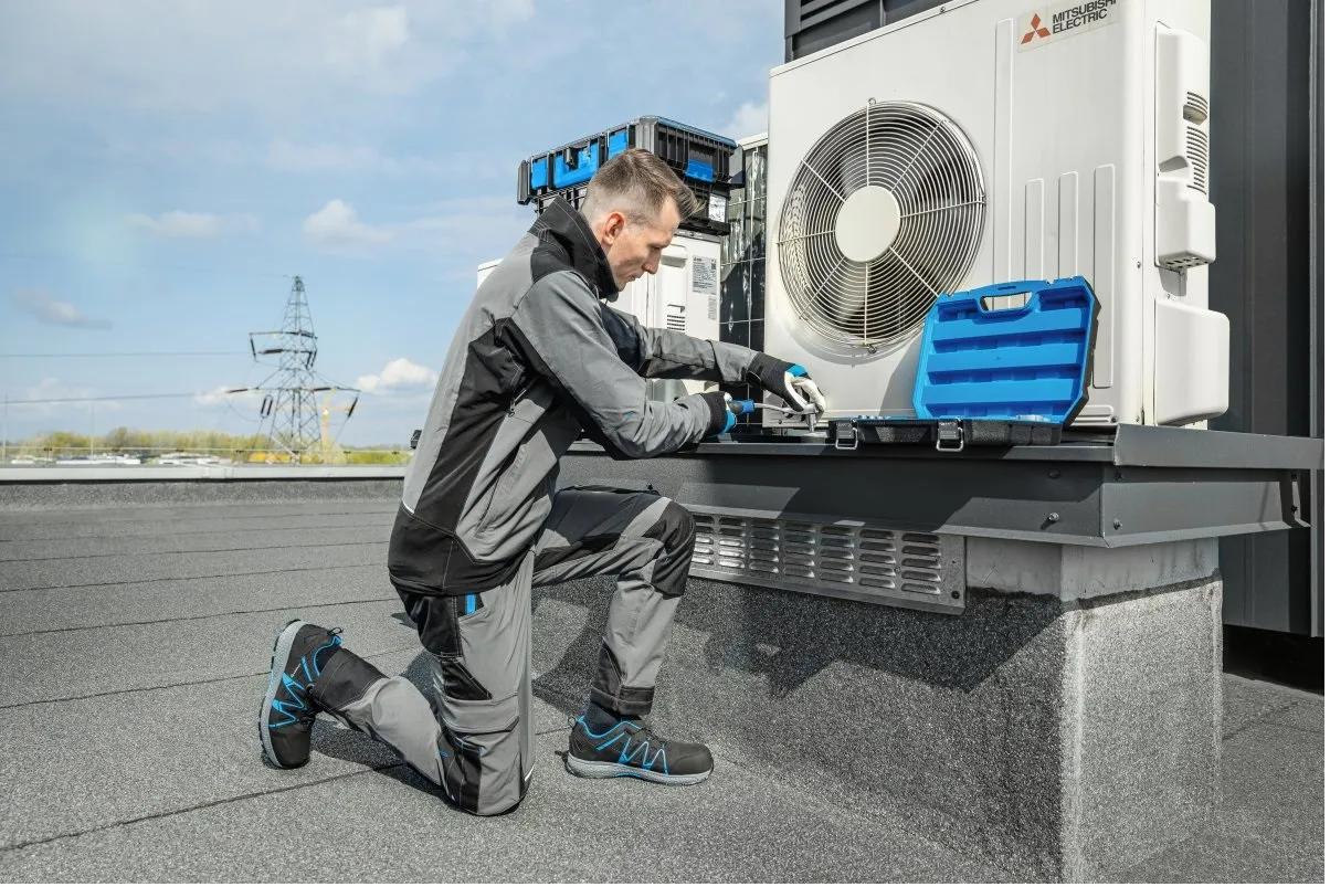 Брюки рабочие Hoegert TAUBER HT5K812-L 4-way stretch 92% полиамид, 8% эластан темно-серый, L (52) - 423990