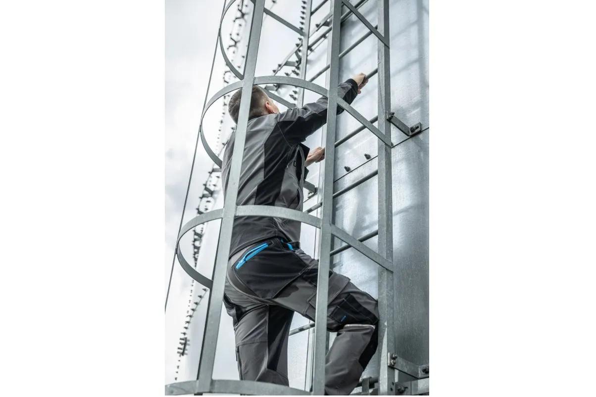 Брюки рабочие Hoegert TAUBER HT5K812-L 4-way stretch 92% полиамид, 8% эластан темно-серый, L (52) - 423991