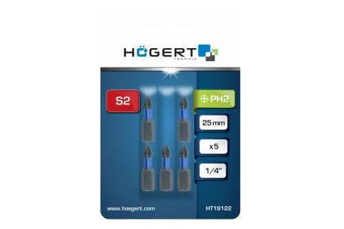 Біта ударна, PH2, 25, HT1S122 уп 5 шт Hoegert - 425912