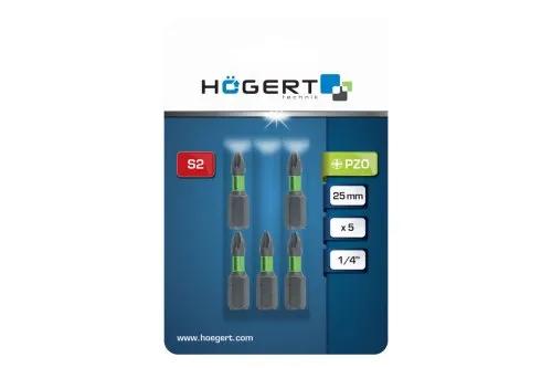Біта ударна, PZ0, 25, HT1S125 уп 5 шт Hoegert - 425916