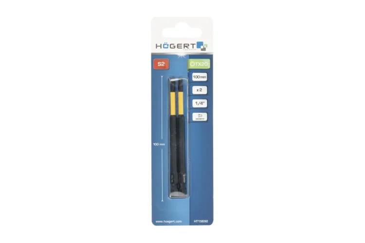 Біта ударна Torx, TX20, 100, HT1S692 уп 2 шт Hoegert - 426004