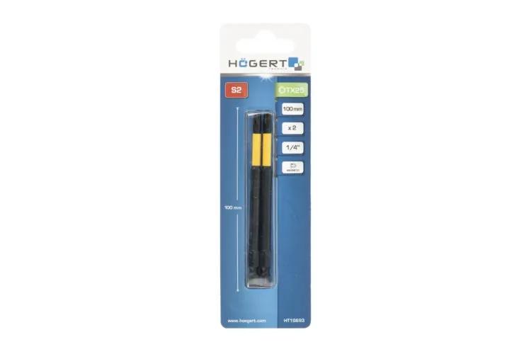 Біта ударна Torx, TX25, 100, HT1S693 уп 2 шт Hoegert - 426006
