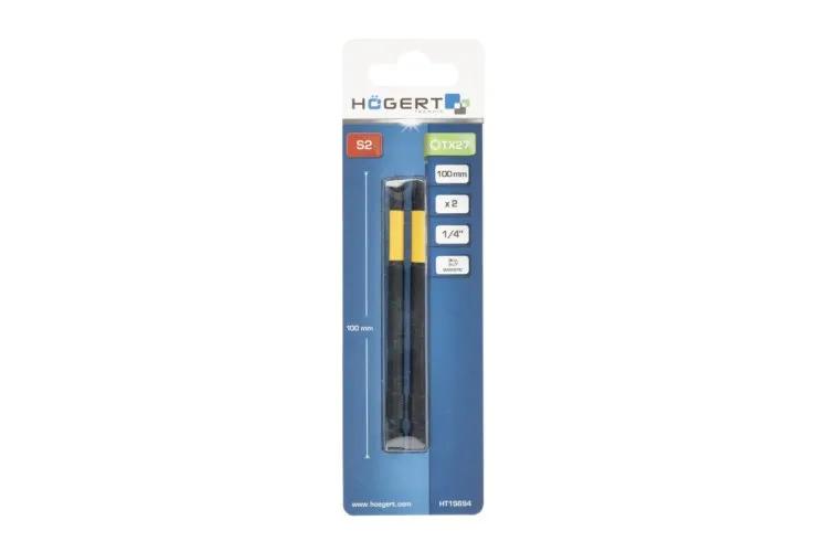 Біта ударна Torx, TX27, 100, HT1S694 уп 2 шт Hoegert - 426008