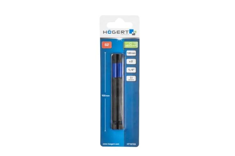 Біта ударна, HEX6, 100, HT1S703 уп 2 шт Hoegert - 426016
