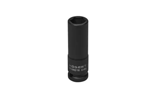 Головка ударная удлиненная Hex 1/2", CrMo, 16, HT4R016 уп 1 шт Hoegert - 426384
