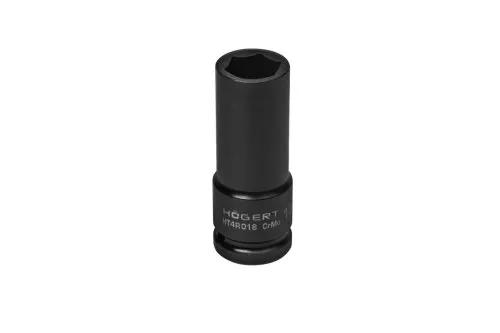 Головка ударна подовжена Hex 1/2", CrMo, 18, HT4R018 уп 1 шт Hoegert - 426388