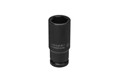 Головка ударна подовжена Hex 1/2", CrMo, 23, HT4R023 уп 1 шт Hoegert - 426398