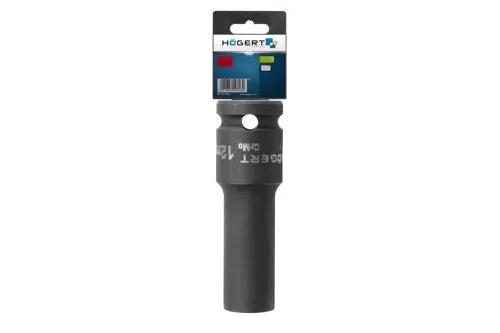 Головка ударная удлиненная Hex 1/2", CrMo, 24, HT4R024 уп 1 шт Hoegert - 426401