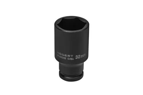 Головка ударна подовжена Hex 1/2", CrMo, 32, HT4R032 уп 1 шт Hoegert - 426406