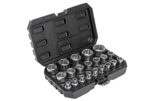 Набір головок 12-гранних 1/2", CrMo, HT4R085 уп 21 шт Hoegert - 426408