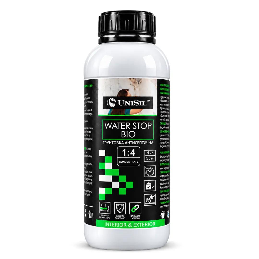 Ґрунт-концентрат фунгіцидний Unisil Water Stop Bio (концентрат 1:4), TM "Unisil", 1 л - 430362