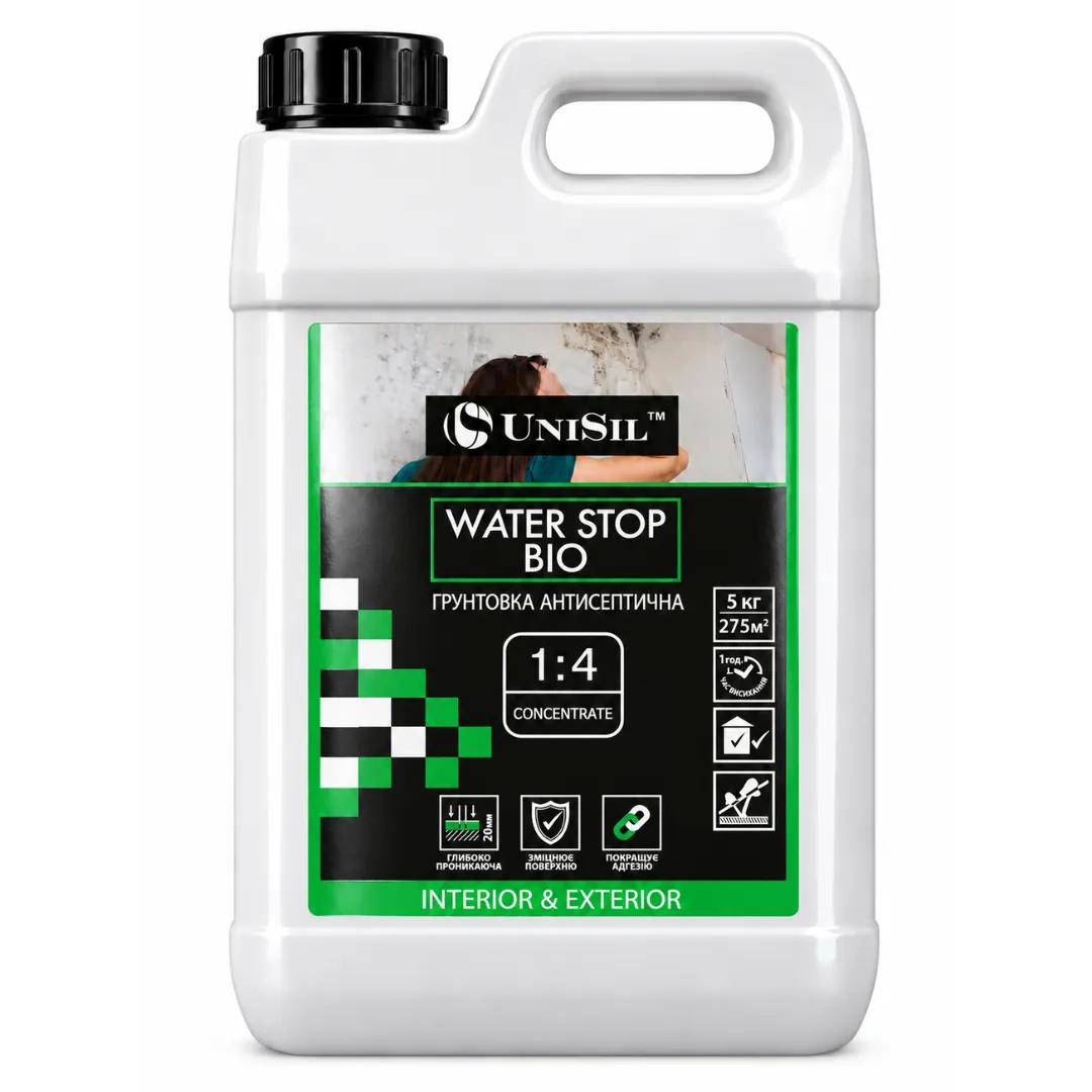 Ґрунт-концентрат фунгіцидний Unisil Water Stop Bio (концентрат 1:4), TM "Unisil", 5 л - 430363